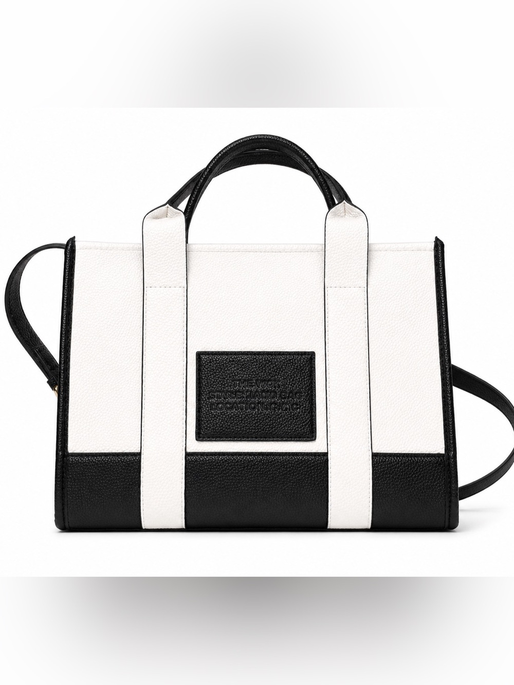 The Work Bag Black & White Work Tote - Picture 2 of 6